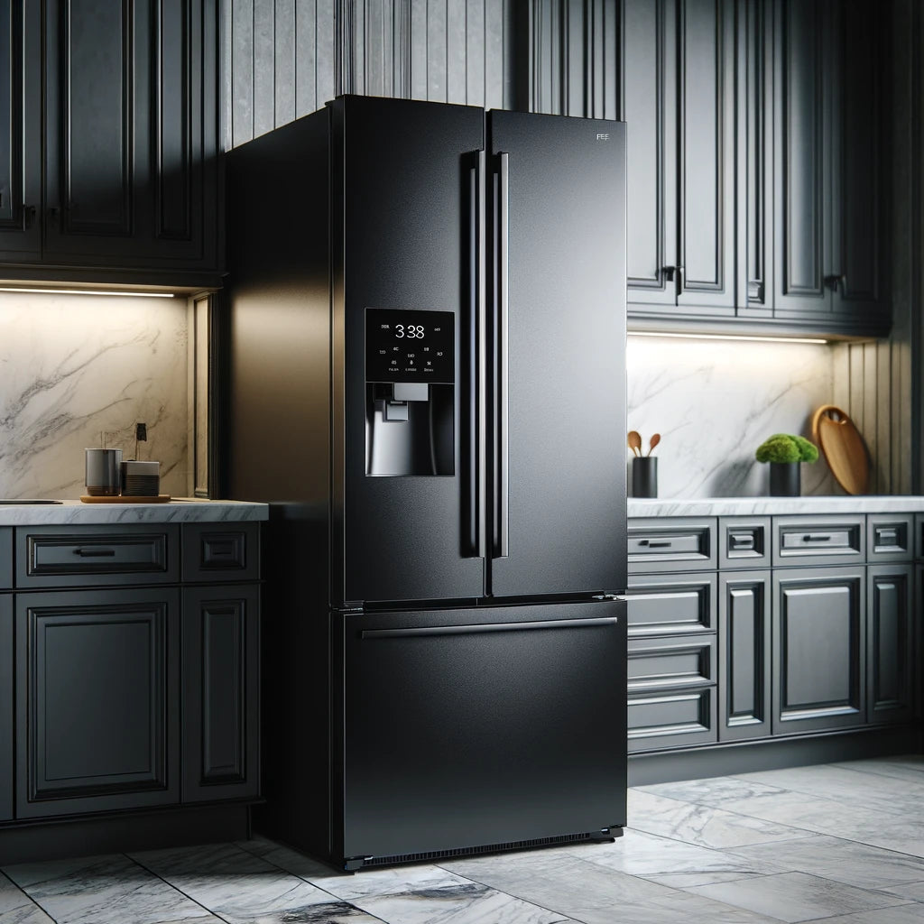 5 Door Refrigerator Vs. Black Refrigerator | Fridge.com