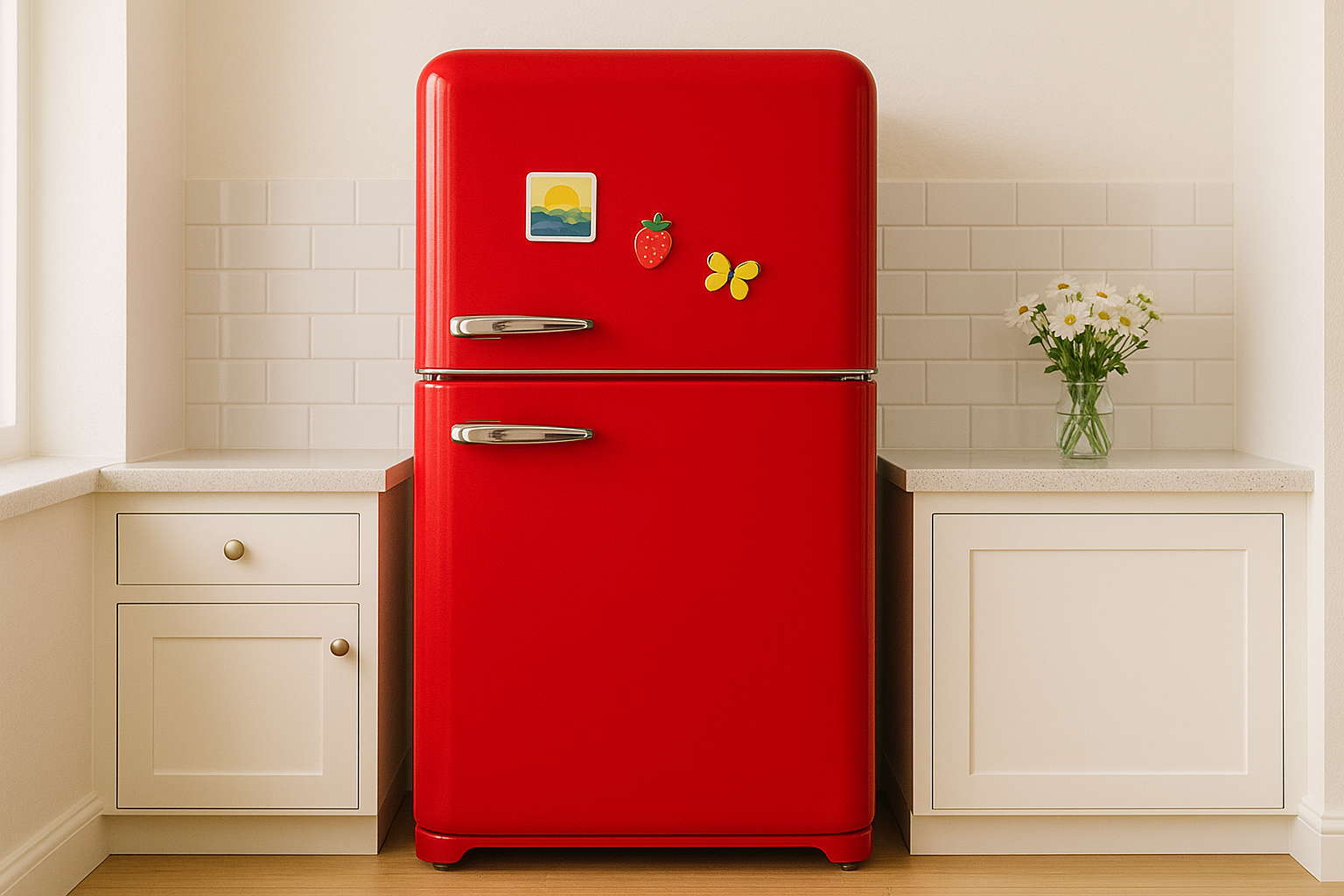 Red Vintage Refrigerator | Fridge.com