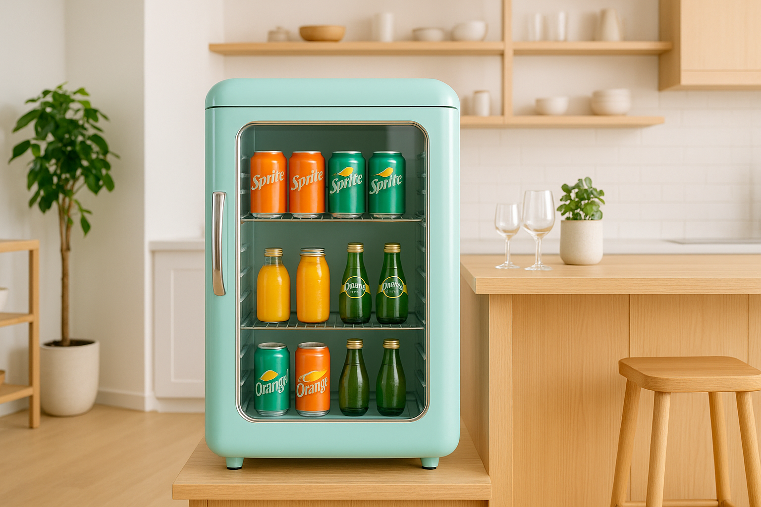 Retro Beverage Fridge | Fridge.com