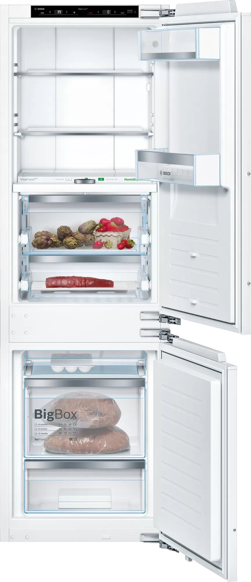 Benchmark 22'' Bottom Freezer Refrigerator 8.3 cu. ft. Refrigerator with Multi Air Flow | Fridge.com