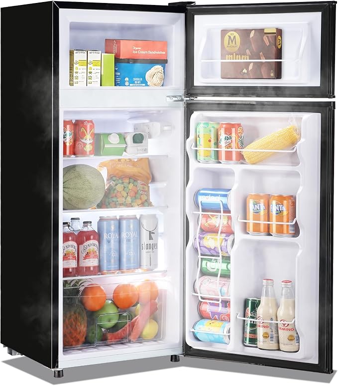 DEMULLER 4.5 Cu.ft Small Refrigerator with Top Freezer
