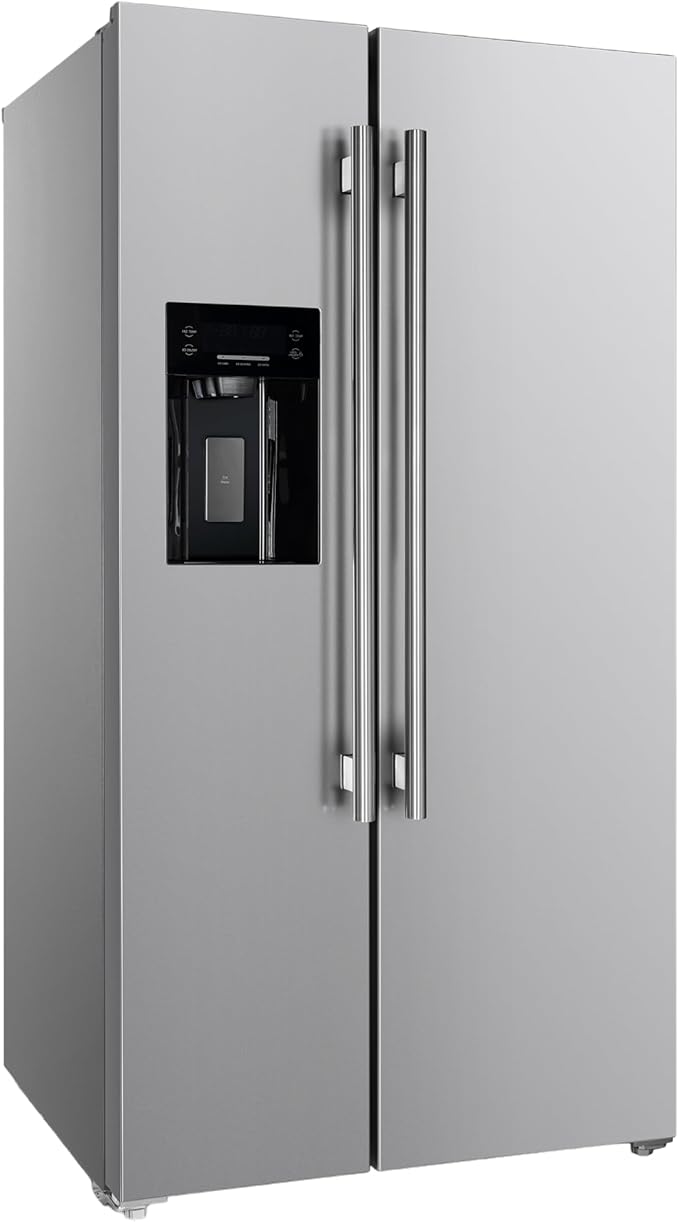 Forno Salerno 36" Side-by-Side Refrigerator and Freezer with 20 Cubic Ft.
