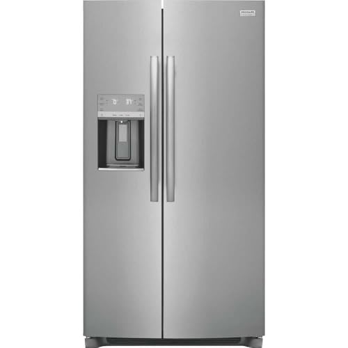 Gallery 25.6 Cu. Ft. 36" Standard Depth Side by Side Refrigerator in Smudge-Proof Stainless Steel | Fridge.com