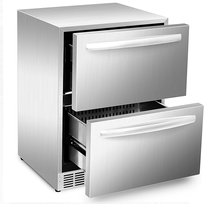 ICEJUNGLE 24" Under Counter Refrigerator