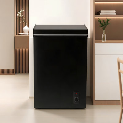 5.0 Cu.ft Chest Freezer With 7 Gears Temperature Control(-16F To -48F), Deep Compact Freezer With A Removable Basket | Fridge.com