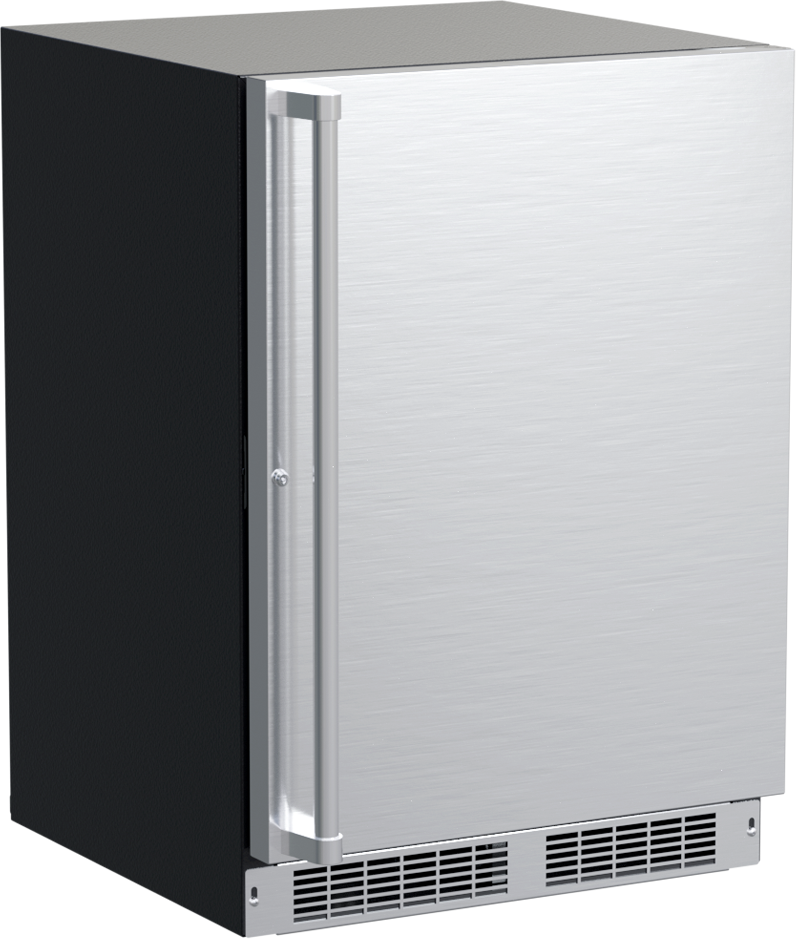 4.6 Cubic Feet Frost-Free Undercounter Upright Freezer with Adjustable Temperature Controls and LED Light in Stainless Steel Door style | Fridge.com