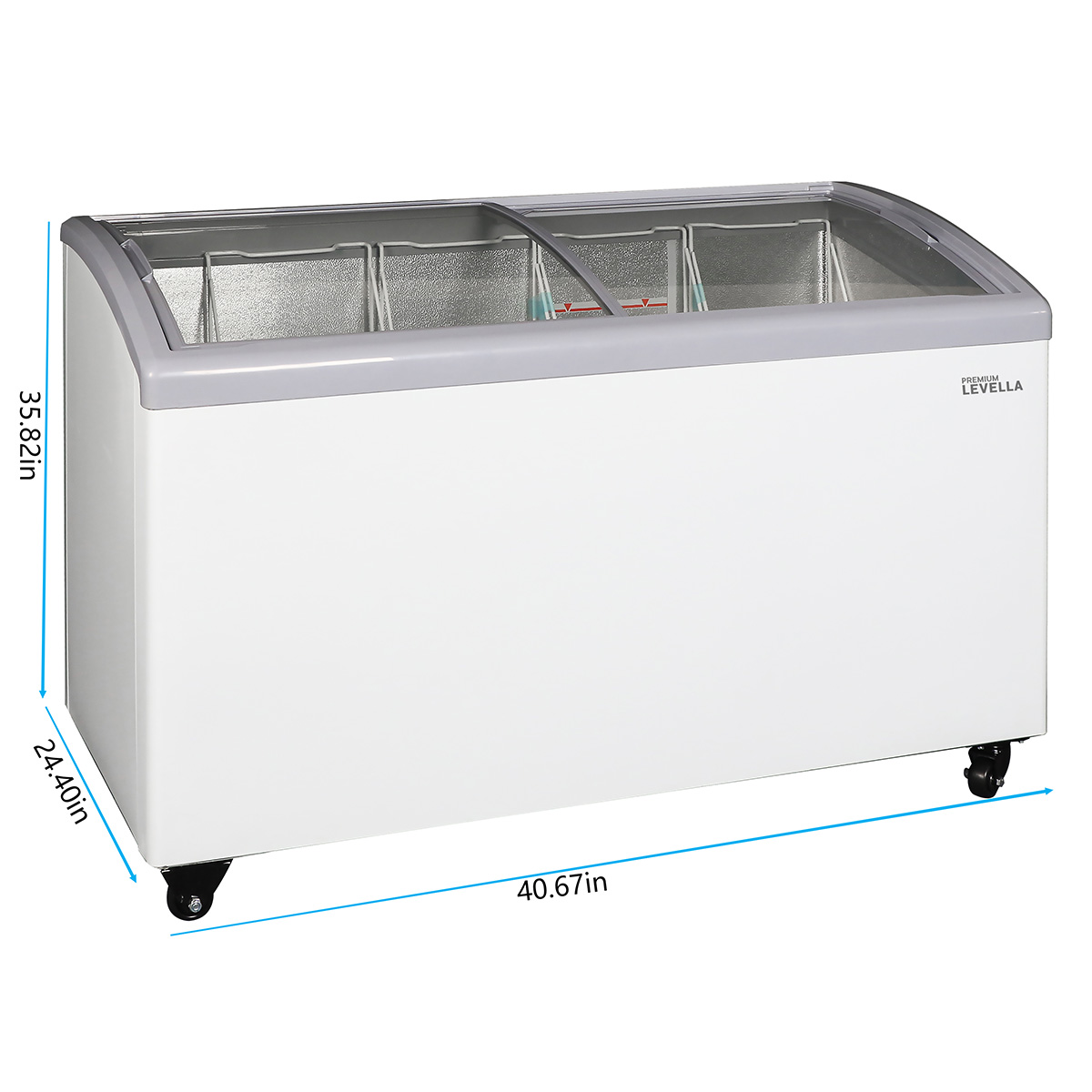 Glass Top 7.4 cu. ft. Chest Freezer on Fridge.com