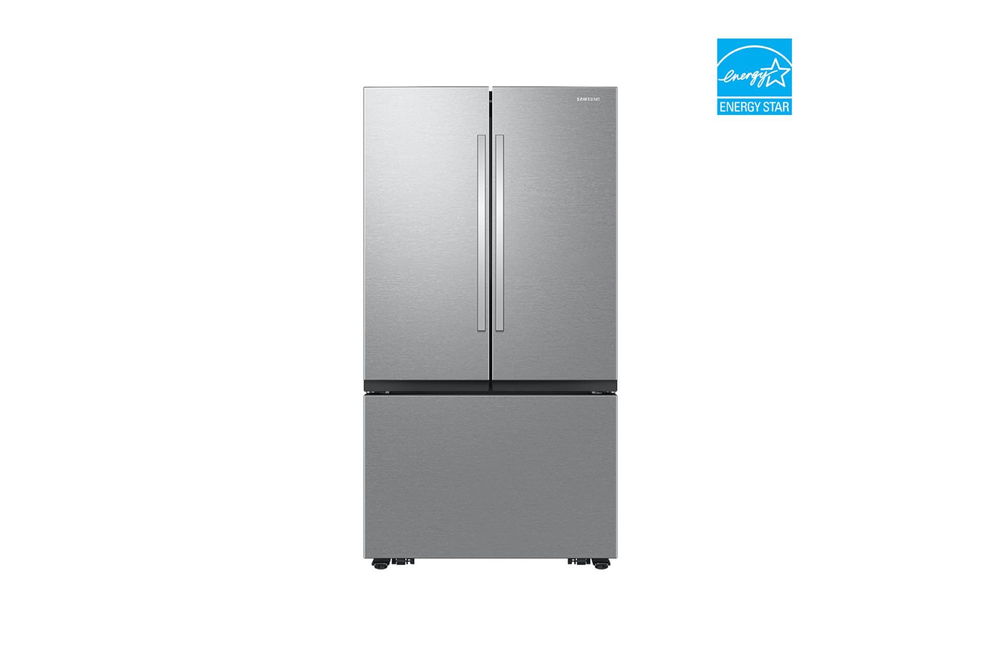 Samsung 27 Cubic Feet Mega Capacity Counter Depth 3-Door French Door Refrigerator With Dual Auto Ice Maker