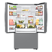 Samsung 27 Cubic Feet Mega Capacity Counter Depth 3-Door French Door Refrigerator With Dual Auto Ice Maker on Fridge.com - View 3