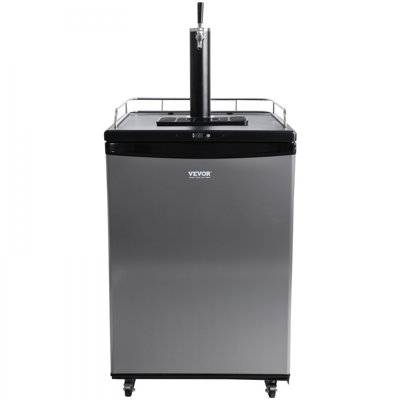 Beer Kegerator, Single Tap Draft Beer Dispenser, Full Size Keg Refrigerator With Shelves | Fridge.com
