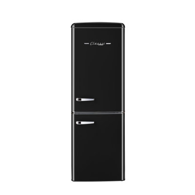 Classic Retro 21.6" Manual Defrost 7 cu. ft. Energy Star Certified Bottom Freezer Refrigerator | Fridge.com