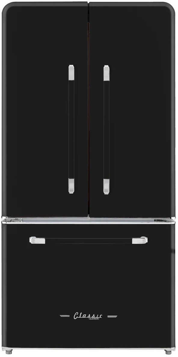 Unique Appliances Classic Retro 36" 21.4 Cubic Feet Energy Star French Door Refrigerator with Internal Ice Dispenser | Fridge.com