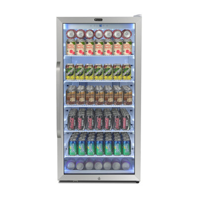 Whynter 8.1 cu.ft. 231 Cans Beverage Refrigerator with Superlit Door | Fridge.com