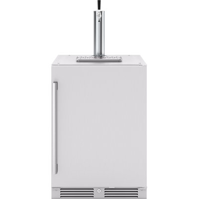 Presrv 5.6 cu. ft. Convertible Outdoor Beer Kegerator in Stainless Steel with Single Tap and 107-Can Beverage Storage | Fridge.com