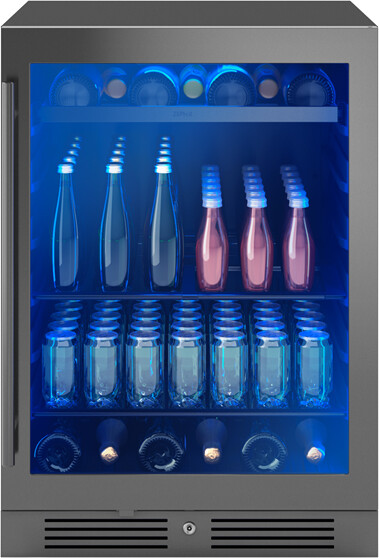 Zephyr Presrv 24" 7-Bottle and 108-Can Single Zone Beverage Cooler | Fridge.com