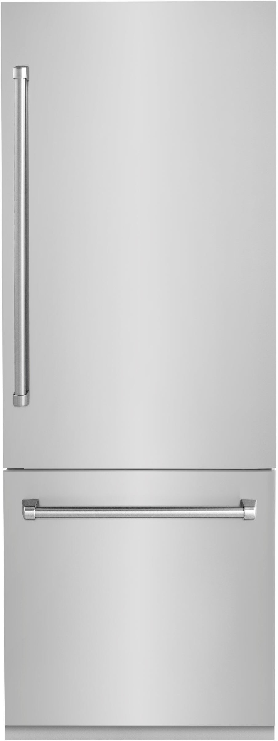 ZLINE Autograph Edition 30 in. 16.1 cu. ft. Built-In Bottom Freezer Refrigerator with Water Dispenser and Ice Maker | Fridge.com
