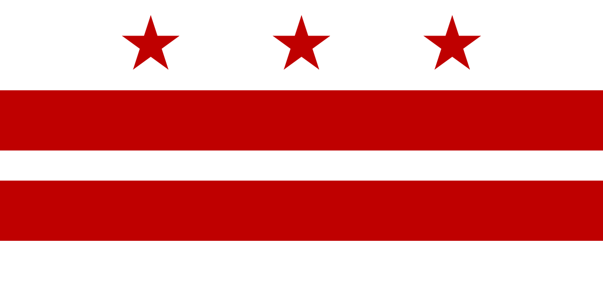 Flag of District of Columbia - Fridge.com